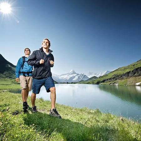 旅馆 Berggasthaus First - Only Accessible By Cable Car