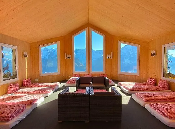 Berggasthaus First - Only Accessible By Cable Car جريندلوالد